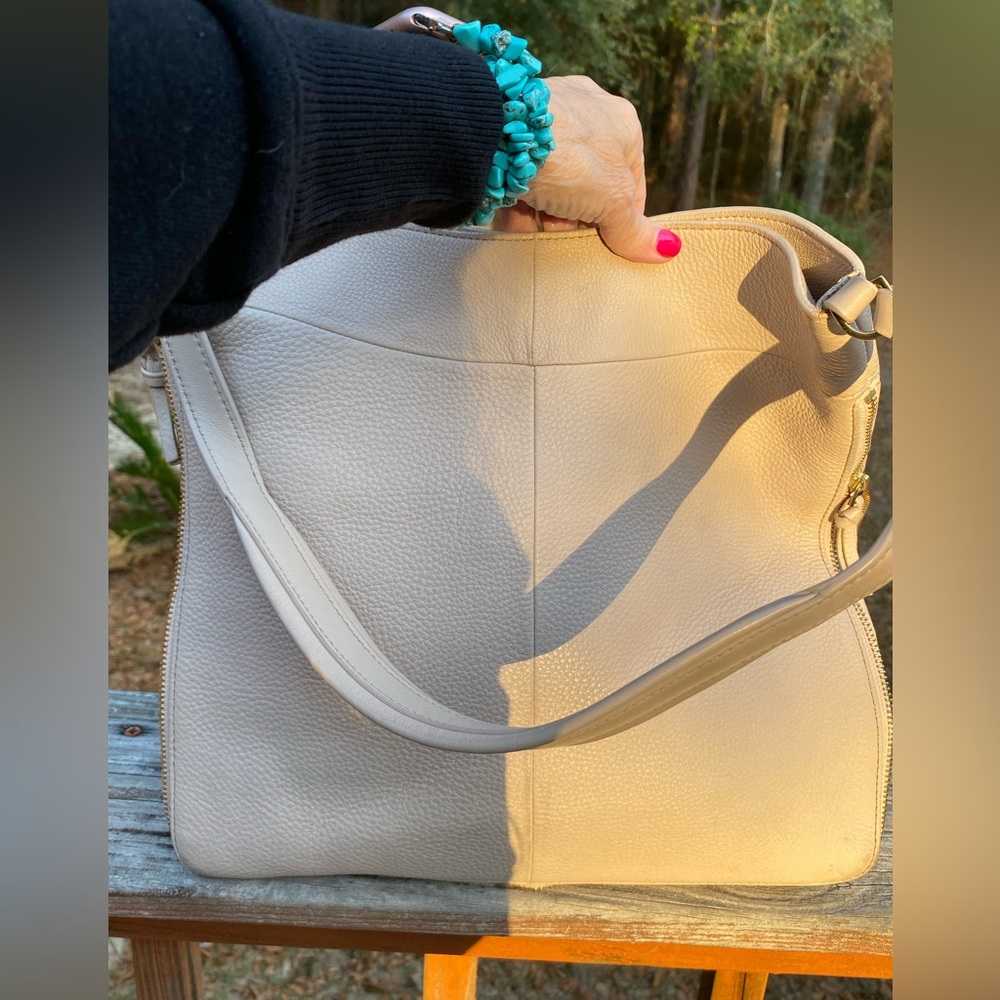 Tory Burch Ivy Pebble Leather Hobo - Picture 2 of 12
